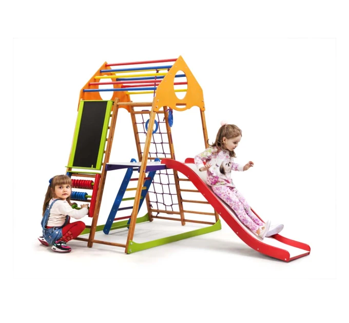 Детский спортивный комплекс 132х85х150см SportBaby (KindWood Plus 3)