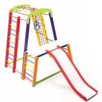Дитячий спортивний комплекс 130х130х150см SportBaby (Крихітка-1 Plus 1-1)