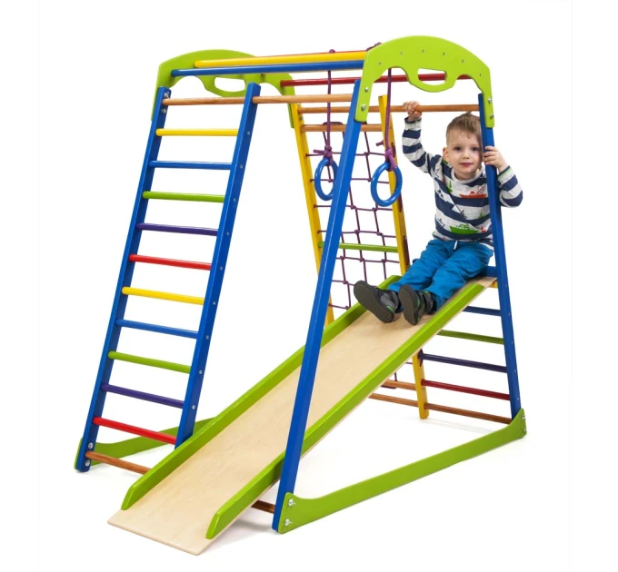 Дитячий спортивний комплекс 132х85х130см SportBaby (SportWood)