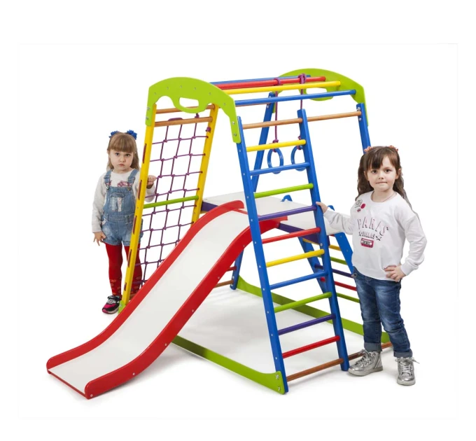 Дитячий спортивний комплекс 132х85х130см SportBaby (SportWood Plus 2)
