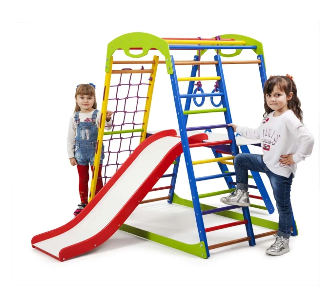 Дитячий спортивний комплекс 132х85х130см SportBaby (SportWood Plus 2)