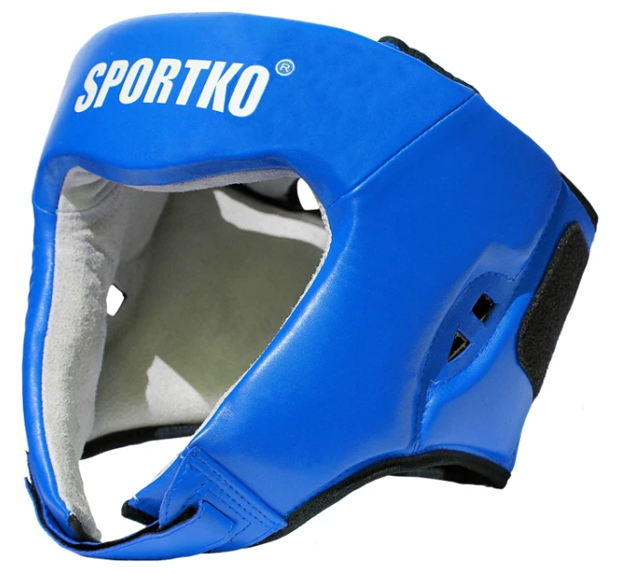 Шолом боксерський шкіряний Sportko (ФБУ)
