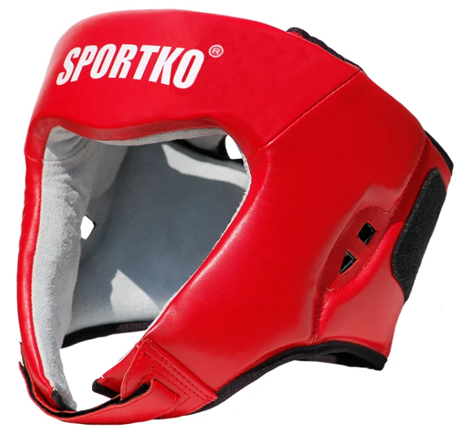 Шолом боксерський шкіряний Sportko (ФБУ)