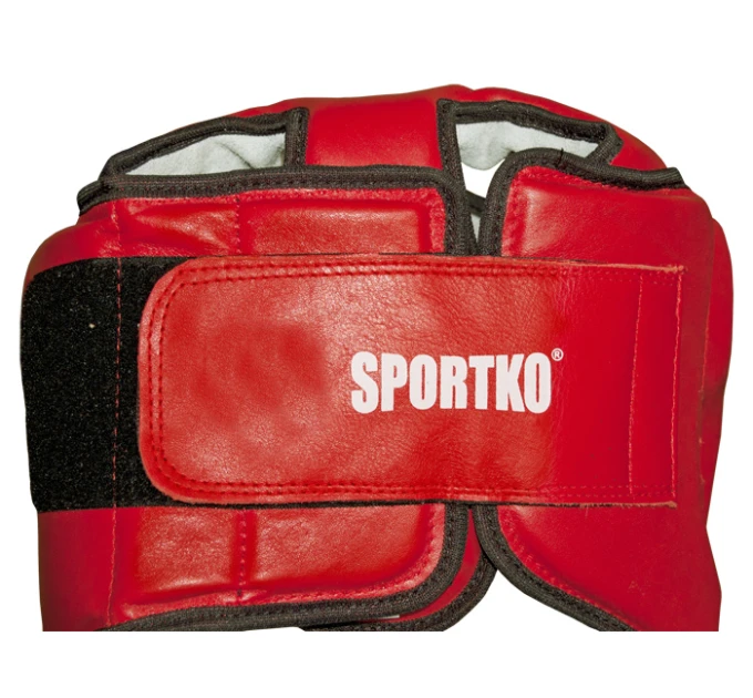 Шолом боксерський шкіряний Sportko (ФБУ)