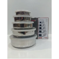Судочек термос для еды (пищевой) металлический 5шт Besser (SS-0589)