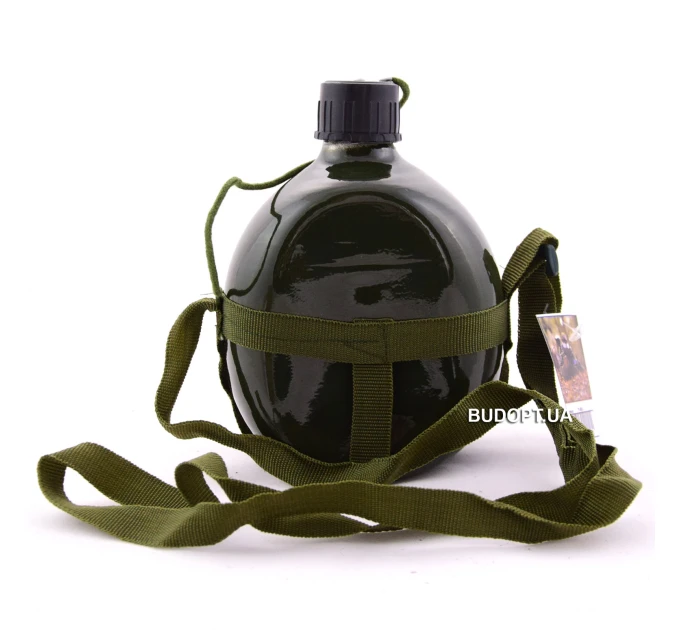 Фляга туристическая V-1 л с ремнем TY-4836-1