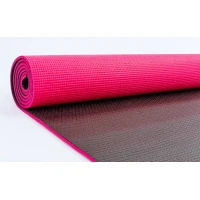Коврик для йоги и фитнеса (йога мат) двухцветный ПВХ OSPORT 6мм OSPORT (MS 2366)