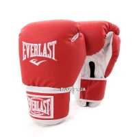 Боксерские перчатки для бокса Everlast LV-5378 (8, 10, 12 унций) Кожвинил