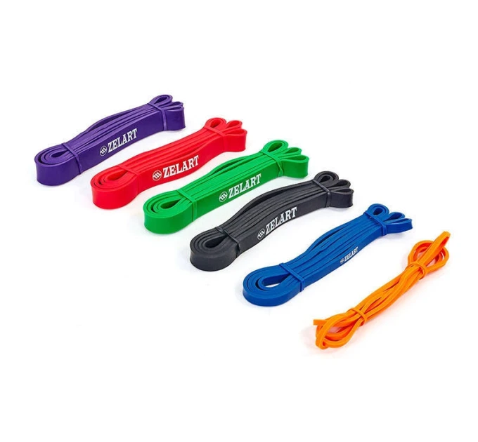 Резинка для подтягиваний, фитнеса 200 x 2.1 см Zel POWER BANDS (FI-941-3)