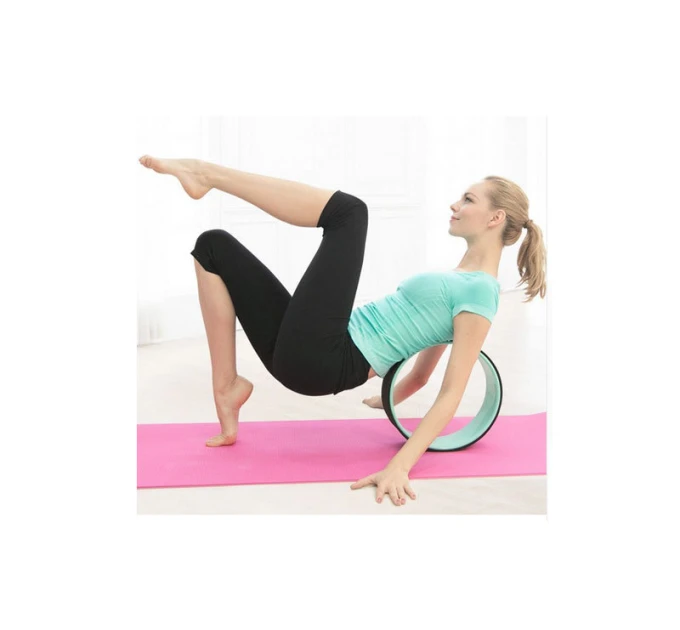 Колесо для йоги та фітнесу (йога кільце) пробкове 32х13см OSPORT Fit Wheel Yoga (MS 4199)