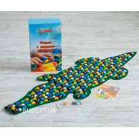 Дитячий ортопедичний килимок з камінням Onhillsport Крокодил (MS-1264)