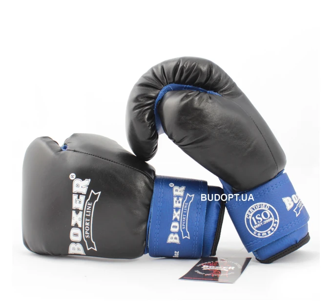 Рукавички боксерські комбіновані Boxer 12 унцій (bx-0033)