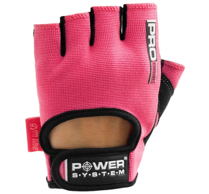 Рукавички для фітнесу Power System PRO GRIP PS 2250 L, рожевий