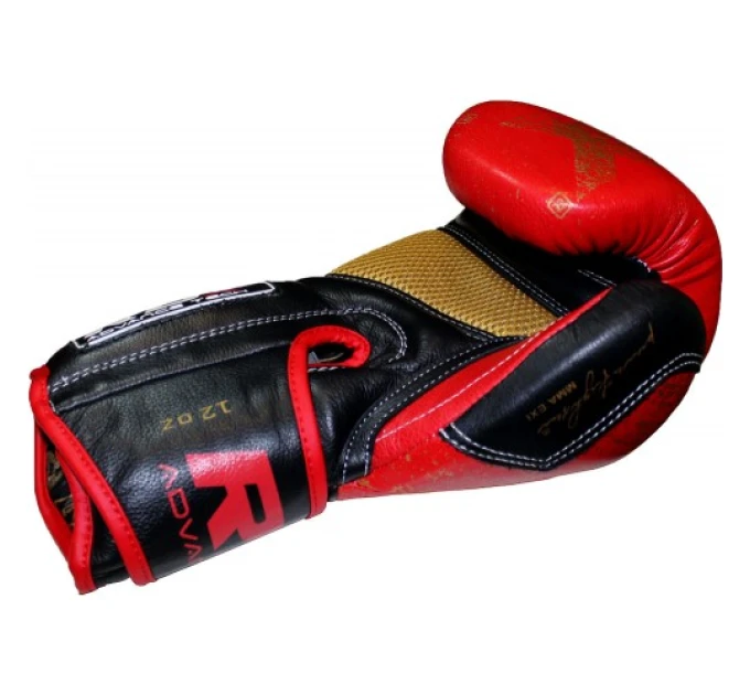 Боксерські рукавички RDX Ultra Gold Red