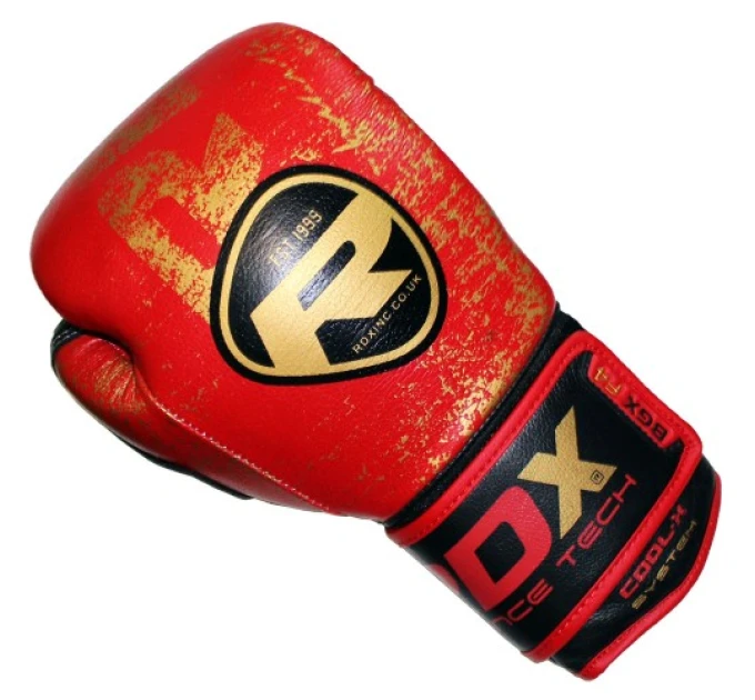 Боксерські рукавички RDX Ultra Gold Red