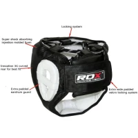 Боксерский шлем с защитой подбородка RDX WB