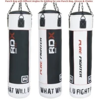 Боксерський мішок RDX Leather BW 1.5м, 40-50 кг